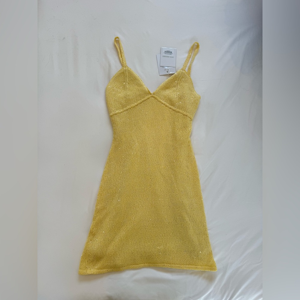 Asta Resort Yellow Mini Dress